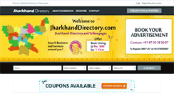 Desktop Screenshot of jharkhanddirectory.com