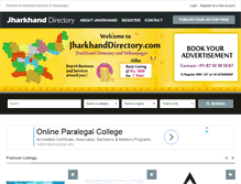 Tablet Screenshot of jharkhanddirectory.com